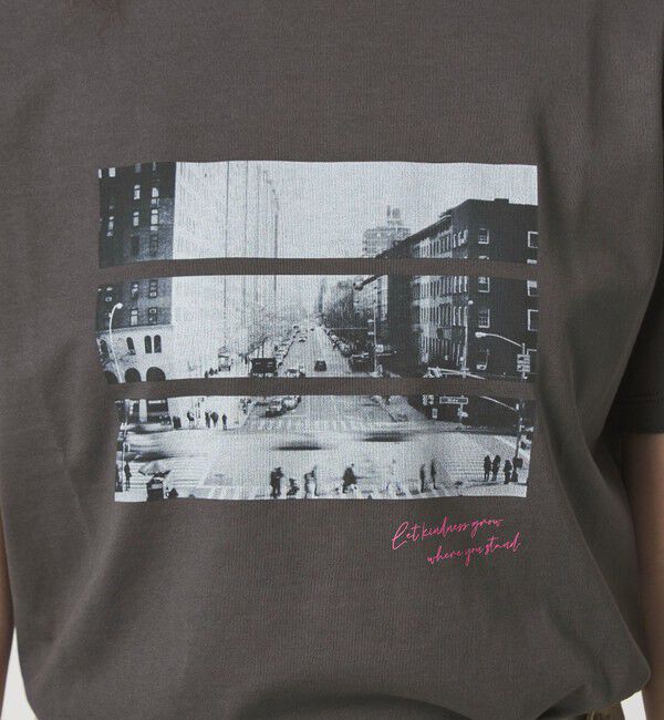 UNITED ARROWS green label relaxing「コラージュ フォト ショートスリーブ Tシャツ」|Tシャツ・カットソー|