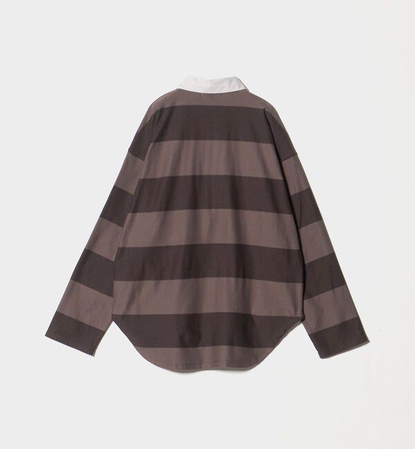 ATTISESSION「＜ATTISESSION＞コットン ビッグ ラグビー シャツ」|Tシャツ・カットソー|