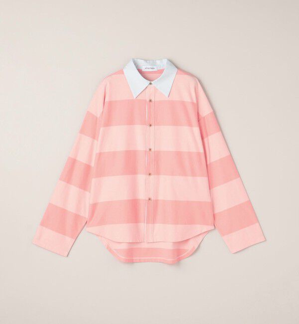 ATTISESSION「＜ATTISESSION＞コットン ビッグ ラグビー シャツ」|Tシャツ・カットソー|
