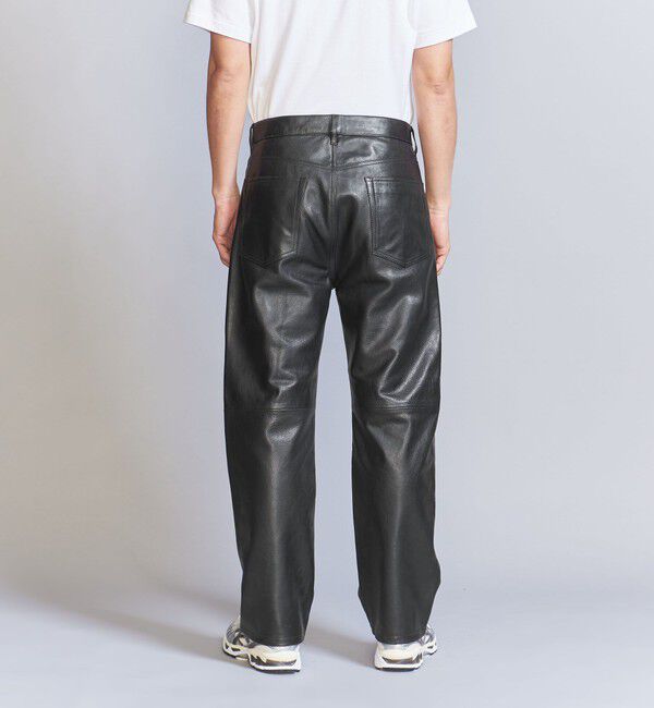 BEAUTY&YOUTH UNITED ARROWS「カウレザー 5ポケット パンツ NO.5」|チノ|