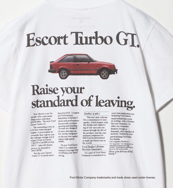 BEAUTY&YOUTH UNITED ARROWS「【別注】＜GOOD ROCK SPEED＞FORD Escort Turbo Tシャツ」|Tシャツ・カットソー|