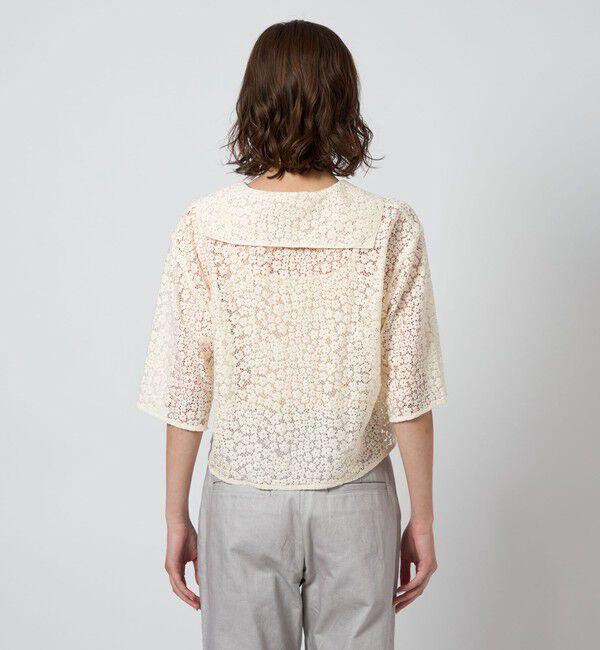 STEVEN ALAN「＜Steven Alan＞レース セーラーカラー ブラウス」|チュニック|