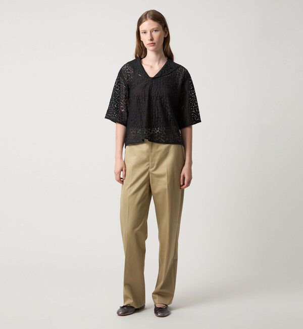 STEVEN ALAN「＜Steven Alan＞レース セーラーカラー ブラウス」|チュニック|