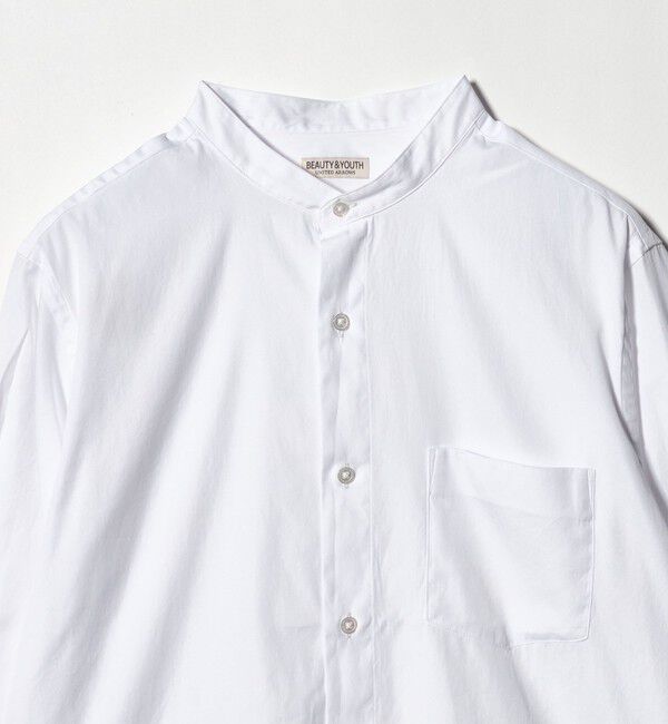 BEAUTY&YOUTH UNITED ARROWS「70/2 ブロード バンドカラー  シャツ REGULAR型」|シャツ・ブラウス|