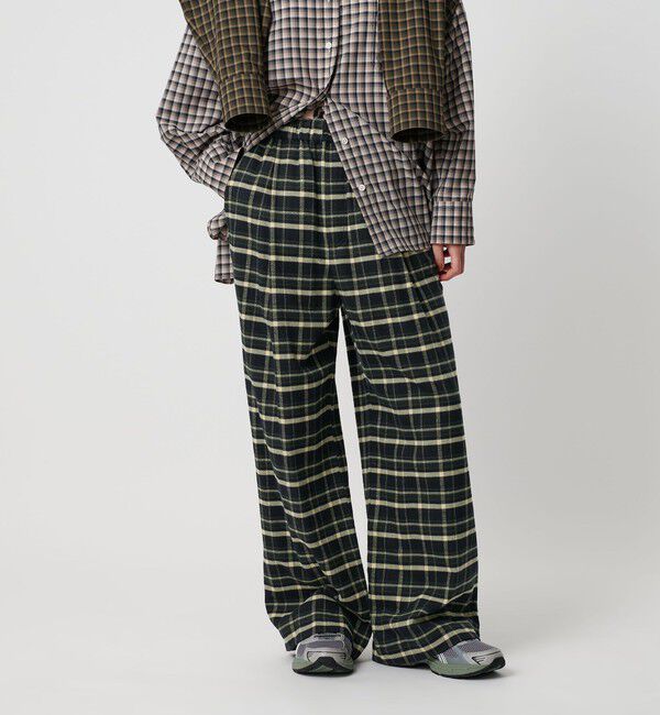 BEAUTY&YOUTH UNITED ARROWS「コットンフランネルチェック パジャマパンツ」|その他|