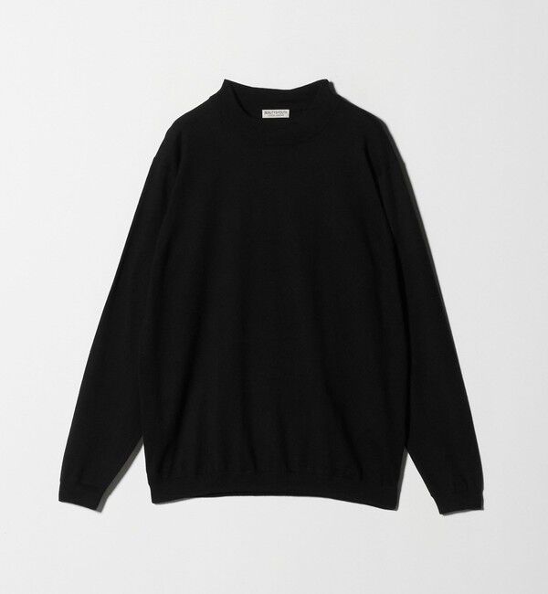 BEAUTY&YOUTH UNITED ARROWS「コットン カシミヤ ブレンド ジャケット ネック Tシャツ 」|ニット・セーター|