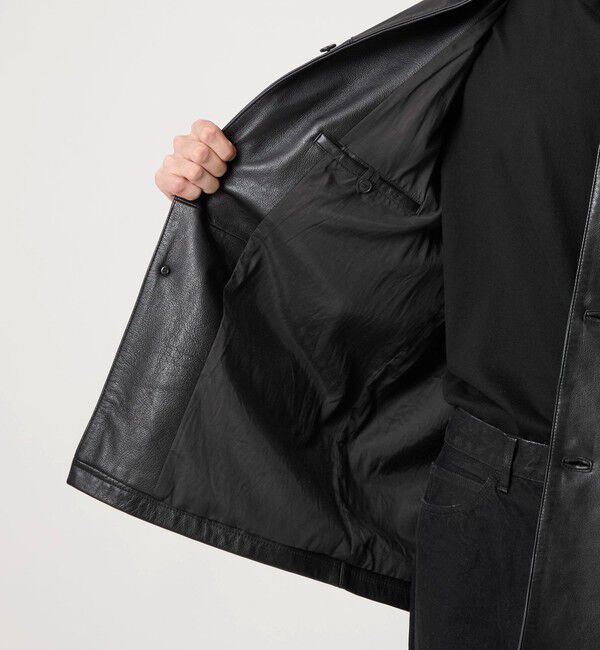 STEVEN ALAN「＜Steven Alan＞ シボ シープレザー カー コート」|その他|