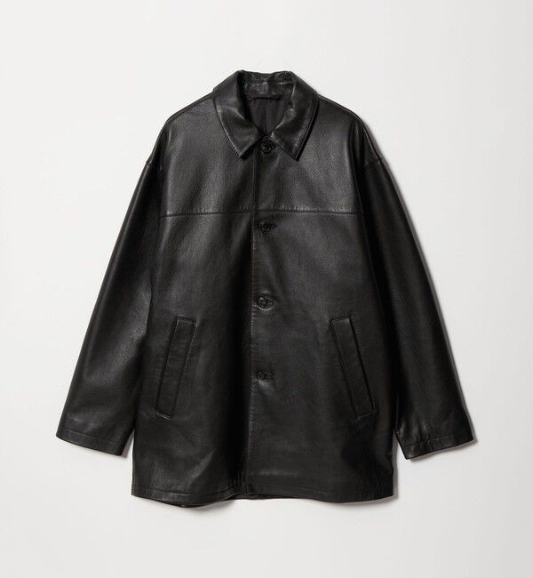 STEVEN ALAN「＜Steven Alan＞ シボ シープレザー カー コート」|その他|