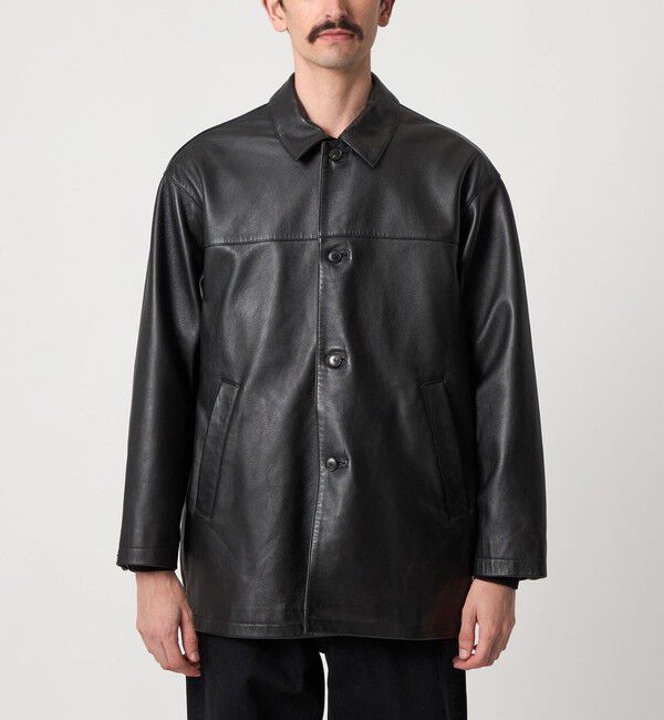 STEVEN ALAN「＜Steven Alan＞ シボ シープレザー カー コート」|その他|