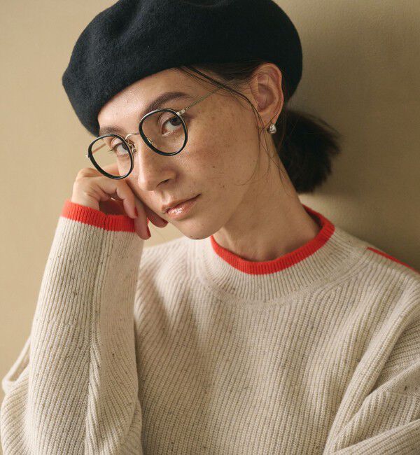 BEAUTY&YOUTH UNITED ARROWS「ネップカラーライン クルーネック ニットプルオーバー」|ニット・セーター|