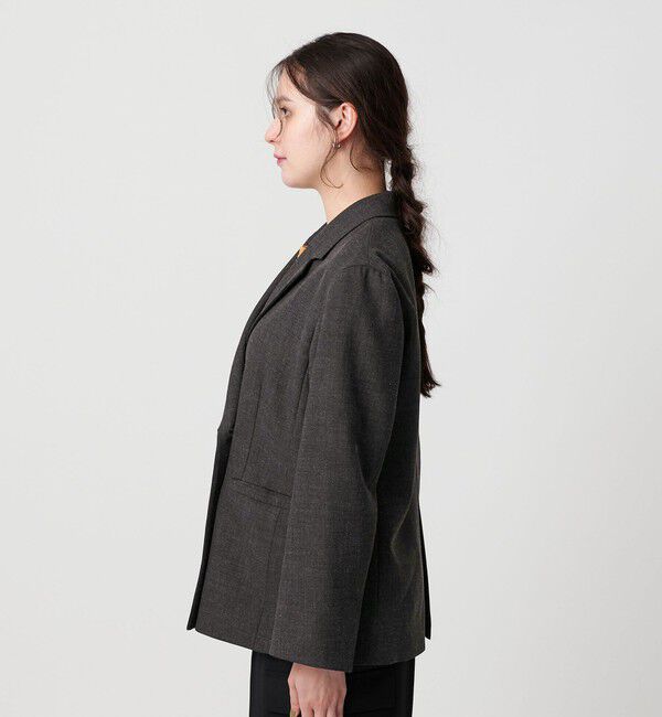BEAUTY&YOUTH UNITED ARROWS「【WEB限定 Wardrobe DAILY MINIMAL】ウールライク メランジダブルジャケット ウォッシャブル」|テーラードジャケット|
