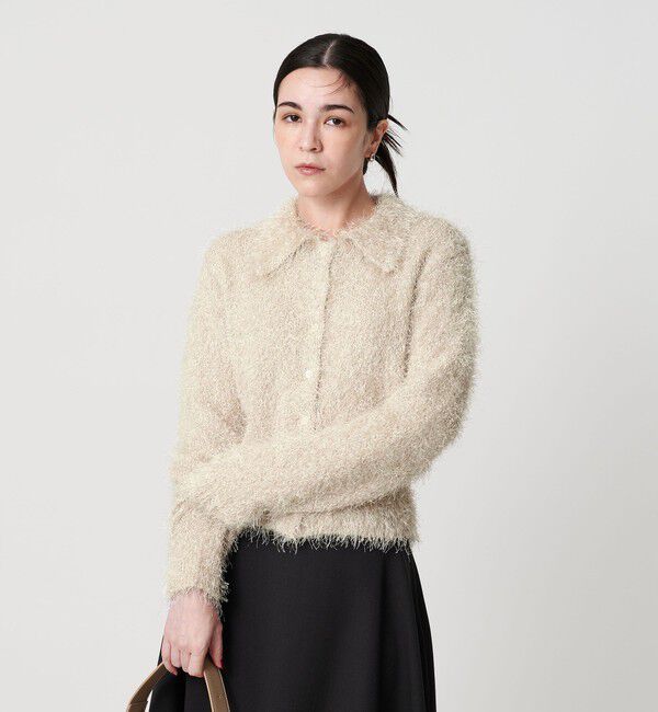 BEAUTY&YOUTH UNITED ARROWS「ポリエステル シャギーカーディガン ウォッシャブル」|カーディガン|OFF WHITE