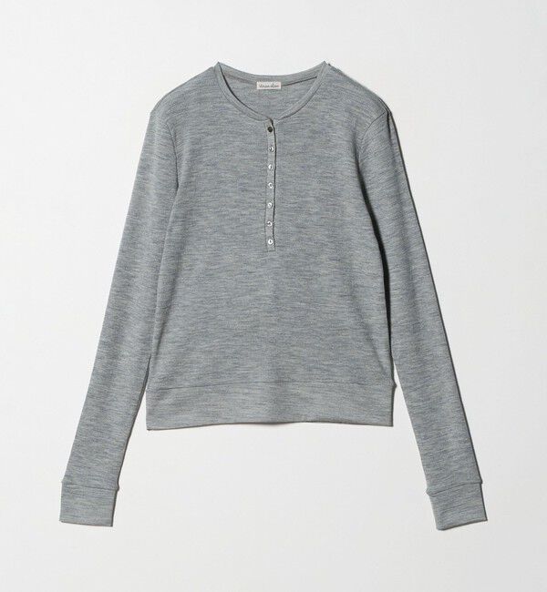 STEVEN ALAN「＜Steven Alan＞ウール リブ ヘンリーネック プルオーバー」|Tシャツ・カットソー|