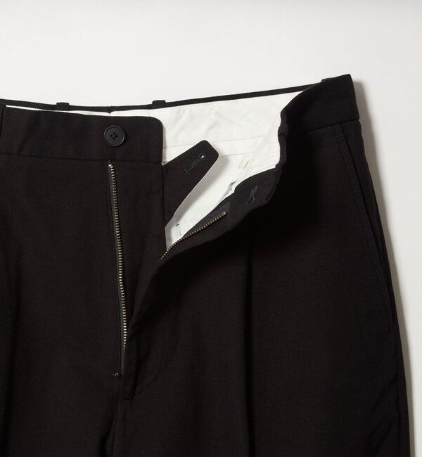 STEVEN ALAN「＜Steven Alan＞ ブラッシュド コットン アウト ワンプリーツ スラックス」|チノ|