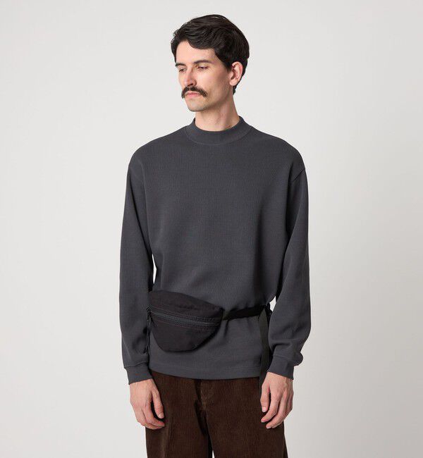 STEVEN ALAN「＜Steven Alan＞ ダブルフェイス モックネック カットソー BOLD」|Tシャツ・カットソー|