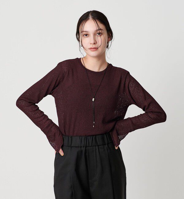 BEAUTY&YOUTH UNITED ARROWS「レースカフス ロングスリーブ カットソー」|Tシャツ・カットソー|