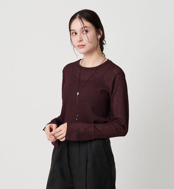 BEAUTY&YOUTH UNITED ARROWS「レースカフス ロングスリーブ カットソー」|Tシャツ・カットソー|