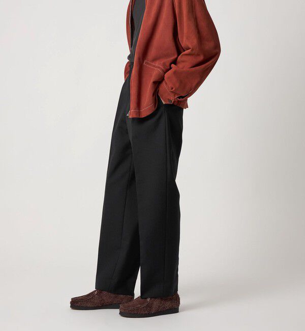 STEVEN ALAN「＜Steven Alan＞ ウール オックスフォード アウト ワンプリーツ スラックス」|スラックス|