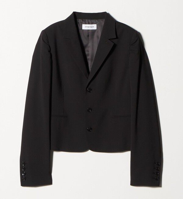 ATTISESSION「＜ATTISESSION＞ショート ジャケット」|テーラードジャケット|