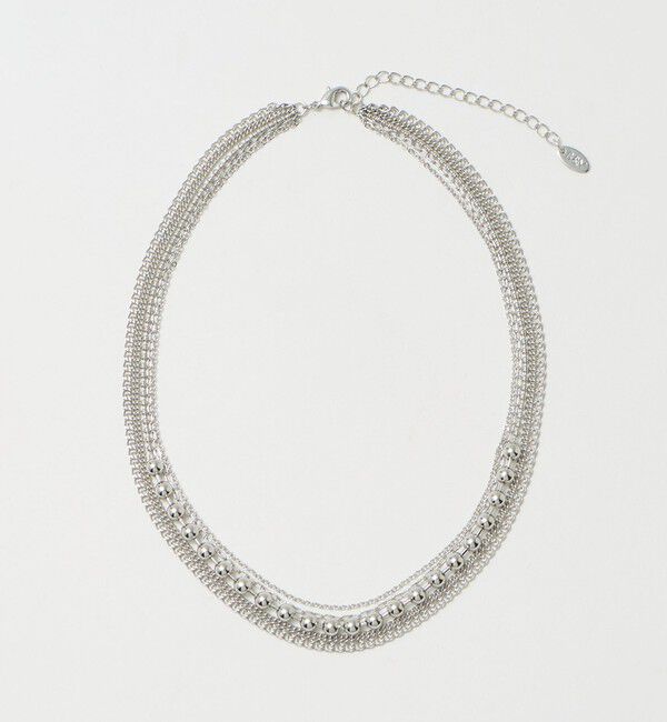 BEAUTY&YOUTH UNITED ARROWS「メタル ミックスチェーン 5連 ネックレス」|ネックレス|