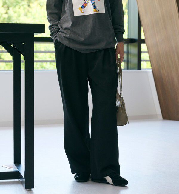 BEAUTY&YOUTH UNITED ARROWS「ツイードライク バックゴムワイドパンツ ウォッシャブル」|その他|