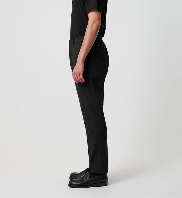 BEAUTY&YOUTH UNITED ARROWS「【WEB限定 WARDROBE SMART】ダブルニット ノープリーツ スラックス パンツ/セットアップ対応」|チノ|