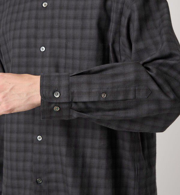 STEVEN ALAN「＜Steven Alan＞ ネル  オンブレー チェック レギュラーカラー シャツ NARROW」|シャツ・ブラウス|