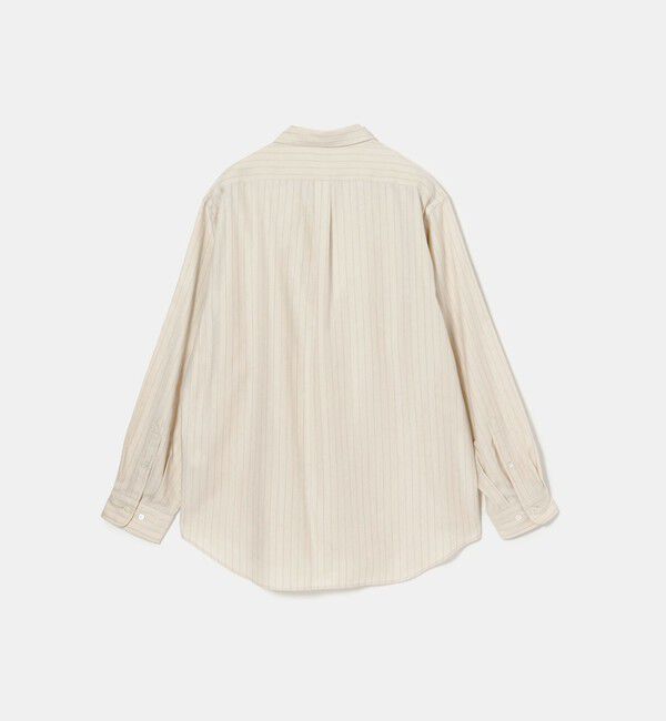 STEVEN ALAN「＜Steven Alan＞ ネル  ストライプ レギュラーカラー シャツ NARROW」|シャツ・ブラウス|