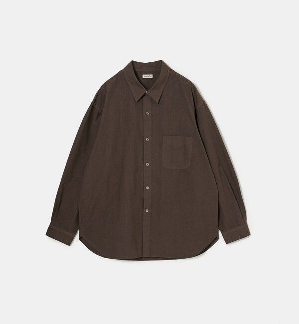 STEVEN ALAN「＜Steven Alan＞ ガーメントダイ ポプリン レギュラーカラー シャツ LOOSE」|シャツ・ブラウス|