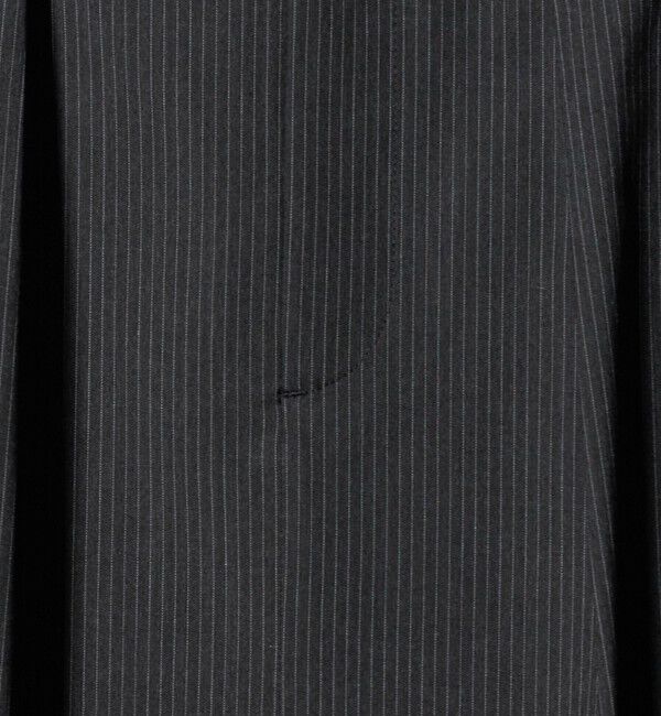 BEAUTY&YOUTH UNITED ARROWS「毛ブレンド ストライプ タックロングスカート  防シワ ウォッシャブル」|スカート|