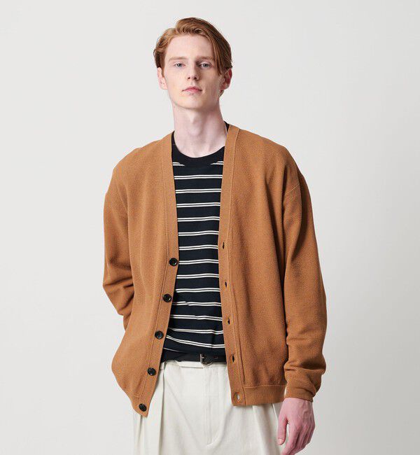 BEAUTY&YOUTH UNITED ARROWS「ドロップ ミラノ Vネック カーディガン」|カーディガン|MD.BROWN