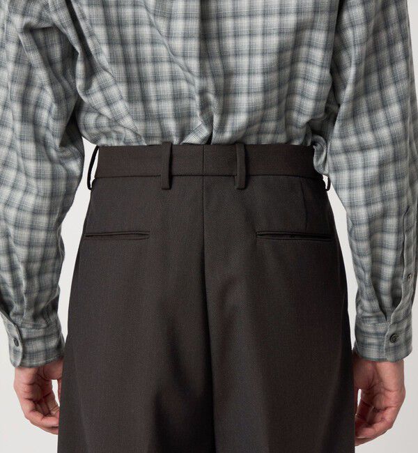 STEVEN ALAN「＜Steven Alan＞ ヴィンテージツイル インツープリーツ ドレス トラウザーズ」|スラックス|