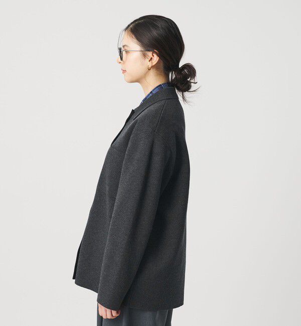 BEAUTY&YOUTH UNITED ARROWS「コットンウールブレンド ミラノリブ シャツカーディガン ウォッシャブル」|カーディガン|