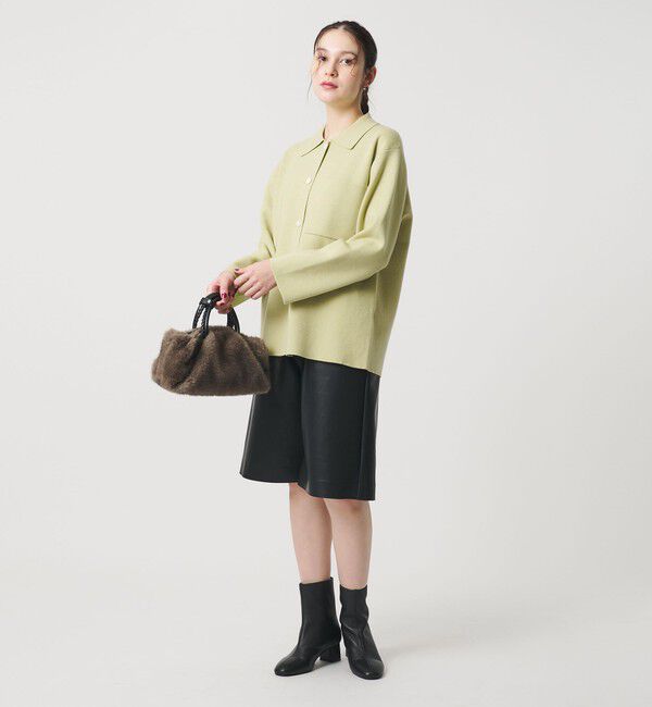 BEAUTY&YOUTH UNITED ARROWS「コットンウールブレンド ミラノリブ シャツカーディガン ウォッシャブル」|カーディガン|