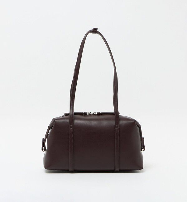 BEAUTY&YOUTH UNITED ARROWS「レザーライク ジップ スクエア ボストンバッグ」|ボストンバッグ|