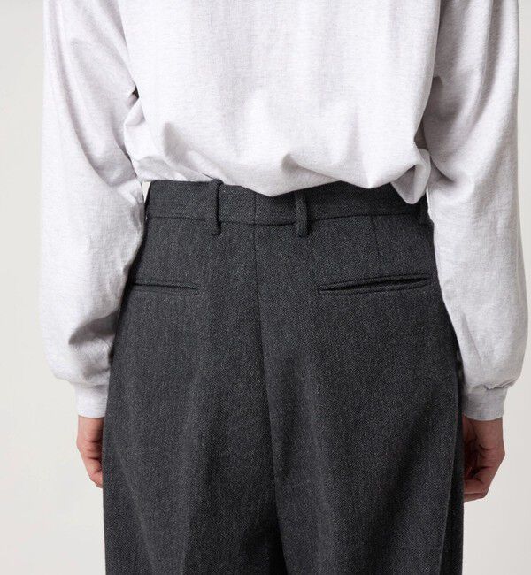 STEVEN ALAN「＜Steven Alan＞ クッキークロス インツープリーツ ドレス トラウザーズ」|スラックス|