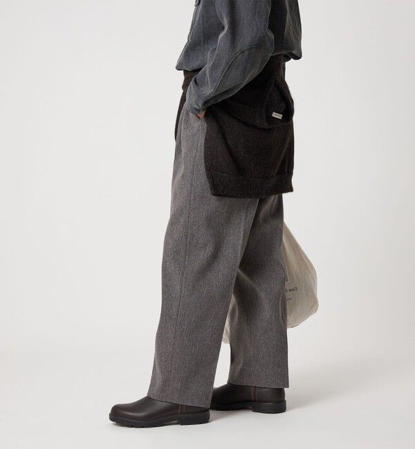 STEVEN ALAN「＜Steven Alan＞ クッキークロス インツープリーツ ドレス トラウザーズ」|スラックス|