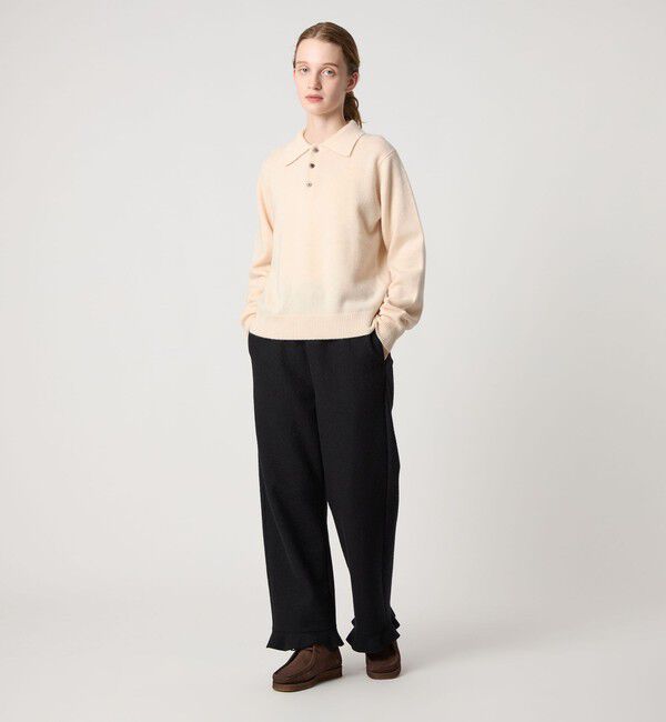 STEVEN ALAN「＜Steven Alan＞ウール カシミヤ ポロニット」|ニット・セーター|