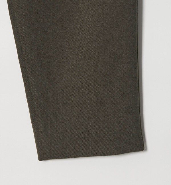 BEAUTY&YOUTH UNITED ARROWS「エコフルフラン 1プリーツ テーパード パンツ NO.5 セットアップ対応」|チノ|