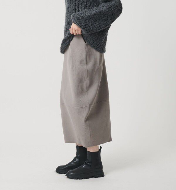 BEAUTY&YOUTH UNITED ARROWS「【WEB限定】ポリエステル コクーンニットスカート ウォッシャブル」|スカート|