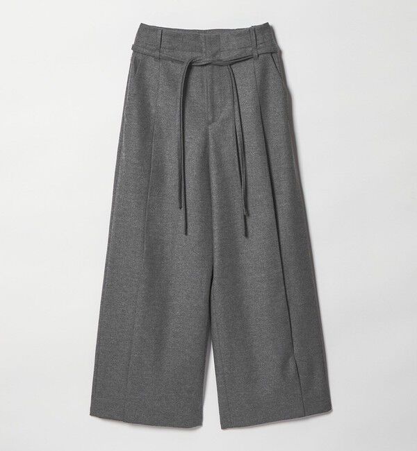 BEAUTY&YOUTH UNITED ARROWS「毛ブレンド ハイウエスト タックワイドパンツ」|その他|