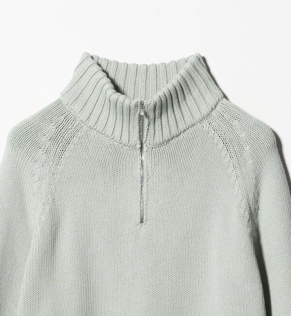 BEAUTY&YOUTH UNITED ARROWS「コード ヤーン ハーフ ジップ ニット ウォッシャブル」|ニット・セーター|