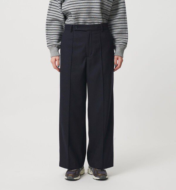 BEAUTY&YOUTH UNITED ARROWS「毛ポリエステル フランネルパンツ」|スラックス|