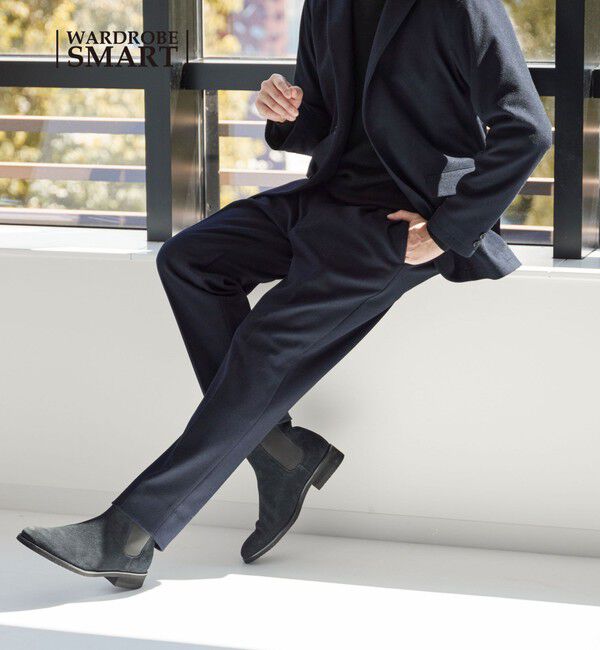 BEAUTY&YOUTH UNITED ARROWS「【WEB限定 WARDROBE SMART】ニットフランネル リラックス セットアップ/ジャケット＆イージーパンツ」|スーツ|