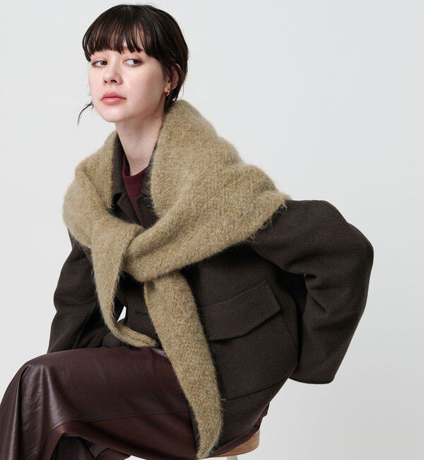 BEAUTY&YOUTH UNITED ARROWS「トライアングル マフラー」|マフラー|BEIGE