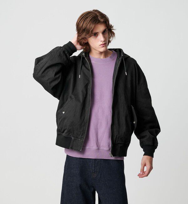 MONKEY TIME「ピグメント プリント ジップ フード ジャケット -セットアップ対応-」|その他|