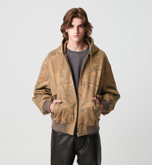 MONKEY TIME「ピグメント プリント ジップ フード ジャケット -セットアップ対応-」|その他|その他1