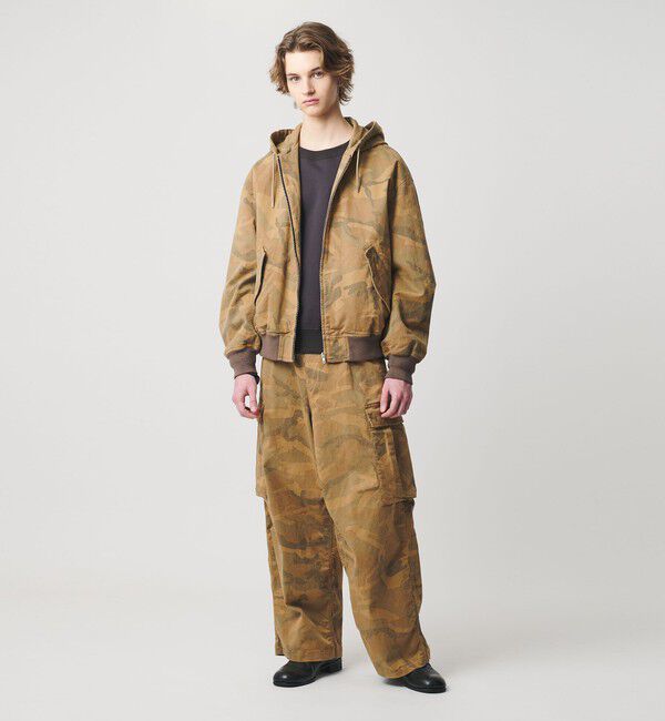 MONKEY TIME「ピグメント プリント ジップ フード ジャケット -セットアップ対応-」|その他|