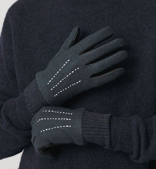 BEAUTY&YOUTH UNITED ARROWS「コンビ ステッチ グローブ タッチパネル対応」|手袋|
