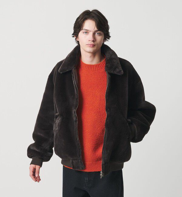 MONKEY TIME「ファーライク ミリタリー ブルゾン」|その他|